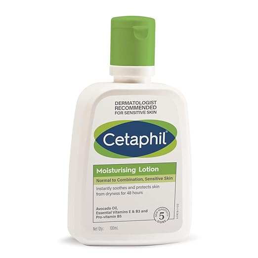 Cetaphil Paraben-Free Moisturising Lotion – Lightweight Hydration with Glycerin & Vitamin E (100 ml)