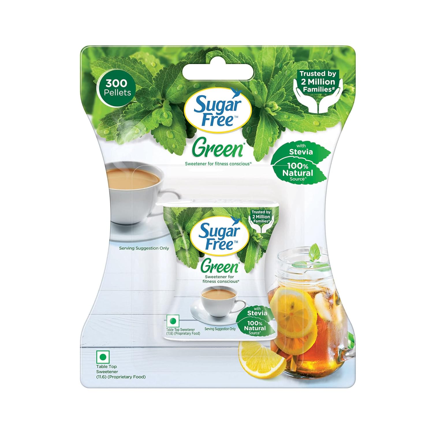 Sugar Free Green Stevia – 300 Pellets (Natural Sweetener)