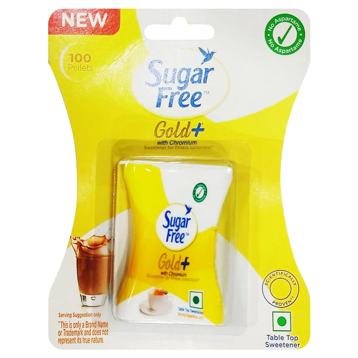 Sugar Free Gold – 100 Pellets (Low-Calorie Sweetener)