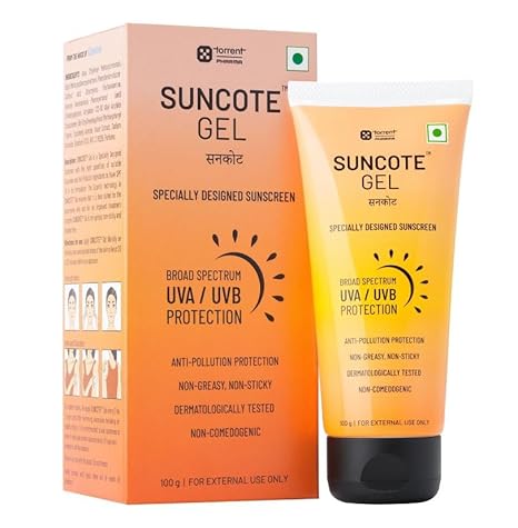 Suncote Sunscreen Gel SPF 50 – Broad Spectrum Sun Protection (100g)