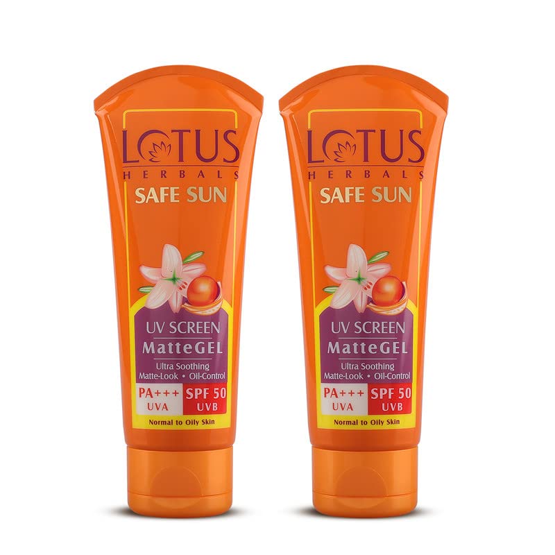 Lotus Herbals® Safe Sun UV Screen Matte Gel SPF 50 (100 g)