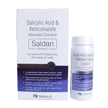 Saldan® Shampoo with Ketoconazole & Salicylic Acid (100 ml)