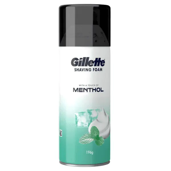 Gillette Classic Menthol Shaving Foam (196g x 2 qty)